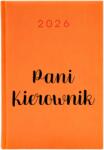  Naptár A5 2026 Narancssárga tervező Napi határidőnapló a vezető hölgy számára (Kalendarz Pomarańczowy Pani Kierownik)