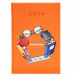  Naptár A5 2026 Narancssárga Iskolai Tervező Legjobb Tanár Név