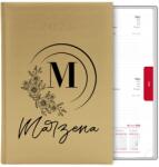 FunnyCase Naptár Arany Könyv Határidőnapló A5 2026 Tervező Álom Monogram Wz (Kalendarz DLA MARZENY MONOGRAM)