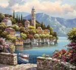 NORIMPEX - Puzzle Tablou Diamant: Coasta italiană 30x40cm - 1 - 39 piese