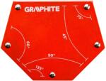 Graphite Suport magnetic pentru sudare, 111x136x24mm, 34kg, 45/60/75/90/135°, Graphite (56H905)