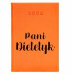  Naptár A5 2026 Narancssárga Napi Határidőnapló Ajándék Hölgyeknek Dietetikus (Kalendarz Pomarańczowy Pani Dietetyk)