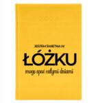  Könyvnaptár A5 2026 Sárga Munkahelyi Tervező Nagyszerű Vagyok Az Ágyban (Kalendarz 2026 Żółty Jestem Świetna W Łóżku)