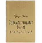  Könyvnaptár 2026 Év Arany tervező A5 Szervezett nap Név Minták (Złoty Planer 26 Zorganizowany Dzień)