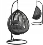 expondo Függő szék kerti gubó kosár szabadon álló hinta 150 kg-ig (10250854)