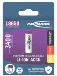 ANSMANN Akkumulátor Cella 18650 3400mAh Li Ion Usb C Ansmann E Bike zseblámpához (1307-0003)