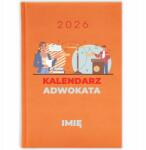 FunnyCase Könyvnaptár 2026 Ügyvéd Naptár *név* Narancssárga Ajándék (Kalendarz 2026 KALENDARZ ADWOKATA *IMIĘ*)