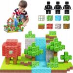  Mágneses Építőkockák 100DB Gyerekeknek: Erős Mágnesek +3 Figura