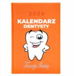  Naptár A5 2026 Narancssárga Fogorvosi naptár (Kalendarz Pomarańczowy Kalendarz Dentysty)