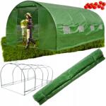 GardenLine Üvegház Kerti Fólia Alagút [fólia Váz] 6x3x2 [18m2] 25mm váz (TUN0358)
