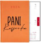  Könyvnaptár Narancssárga A5 2026 Ajándék Pénztáros Hölgynek MIX Wz (Kalendarz a5 2026 TERMINARZ PLANER ORGANIZER)