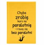  Naptár A5 2026 Sárga Munka Határidőnapló Siklóernyő nélküli Minták (Kalendarz 2026 Żółty Rzucę Się Bez Paralotni)