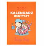  Naptár A5 2026 Narancssárga Napi Határidőnapló Fogorvosnak Fogorvos Név (Kalendarz Pomarańczowy Dentysta Imię)