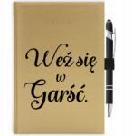  Naptár 2026 Arany Motivációs Ajándék Radír Toll Tartó (KALENDARZ A5 2026 TERMINARZ W GARŚĆ)