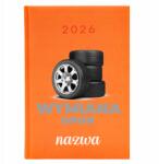  Naptár A5 2026 Narancs Vulkanizáló Üzem Gumiabroncs csere *Név* Wz (Kalendarz Pomarańcz Wymiana Opon *Nazwa*)