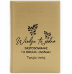  Könyvnaptár 2026 Arany tervező A5 Ajándék Kezdj el cselekedni Név Minták (Złoty Planer 26 Zacznij Działać)
