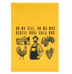  Naptár A5 2026 Sárga Határidőnapló Ajándék Gazdának Sas Egész Éjjel (Kalendarz 2026 Żółty Będzie Orał Całą Noc)