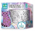 Toys Inn Macska Színező Bögre Stnux Filctollakkal, Stnux