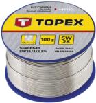 TOPEX Fludor, 60% Sn: sarma de 0, 7 mm si flux SW 26. 100 g, electronice - blister TOPEX 44E512 (44E512)