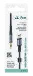  iPEAX adapter USB-C / 3, 5 mm-es jack 1, 5 m - fekete (90010139)