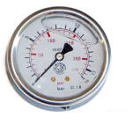 VEPA Manometru presiune aer, cu glicerina Vepa D220 5, 0-16 bar, filet posterior 1 4 , D63 mm (D220/5)