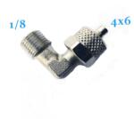 VEPA Racord L cu filet exterior 1 8 , pentru furtun 4x6 mm (A162/2)