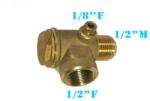 OMG Supapa de sens pentru compresor de aer 1 2 F - 1 2 M, OMG (2722.02)
