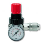 GAV Regulator de presiune cu manometru si cupla rapida GAV RP 182R, 1 4 , 0-12 bar (RP 182R)