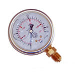VEPA Manometru presiune aer, cu glicerina Vepa D215 5, 0-16 bar, filet radial 1 4 , D63 mm (D215/5)