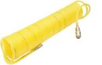 Crownman Furtun aer comprimat spiralat 15m, 5mm, cupla rapida 1 4 (C155-8602)