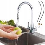  Konyhai Csaptelep Vízsugár Forgatható Dupla Hideg-meleg Kapcsoló 360° (250211GW17)