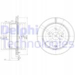 Delphi BG3166 féktárcsa (1db)