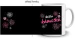  Fehér kerámia bögre 330ml képpel - nagyszerű barát (sötét téma) (HRNEK-90X82-BILY-360)