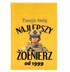 FunnyCase Naptár A5 2026 Sárga Személyre szabott A Legjobb Katona *Dátumtól* (Kalendarz Najlepszy Żołnierz Żółty)