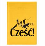  Naptár A5 2026 Sárga Vicces Határidőnapló Hegyimádóknak Sziasztok! Minták (Kalendarz 2026 Żółty Cześć!)