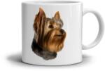 Fehér kerámia bögre 330ml képpel - Yorkshire Terrier (HRNEK-90X82-BILY-104)