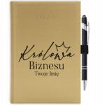  Naptár 2026 Arany Határidőnapló A5 Ajándék Királynő Név Tolltartó (KALENDARZ A5 2026 TERMINARZ KRÓLOWA)