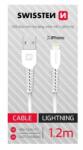 SWISSTEN USB/Lightning adatkábel 1, 2 m - fehér (71506030BOX)