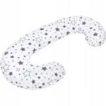 New Baby Szoptatós párna New Baby C-alakú szürke csillagokkal (8596164033517)