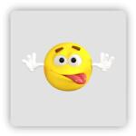  Mágnes 65x65mm-es négyzet - mosolygós csibész (MAGNET-65X65-CTVEREC-76)