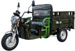 RDB Triciclu electric RDB X-Klass4 Plus, 3500W, Fara permis, 25 km h, autonomie 60 km, baterie 72V 32Ah, greutate maxima admisa 628 kg (X-Klass4verde-plus)