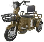RDB Triciclu Electric RDB SINOE PRO, fara permis, 1160W, 25km h, autonomie 55 km, 60V, 20Ah (SINOE-PRO maro)