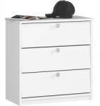 AKORD Cipősszekrény Mini 3 fehér polcos Akd (OP0LSZABIAMINI)