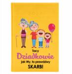 FunnyCase Naptár 2026 Sárga Tervező Ajándék Nagymama Nagypapa Napjára Igazi Kincs (Kalendarz 2026 Seledynowy Dla Babci Dziadka)