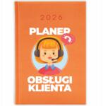 FunnyCase Könyvnaptár 2026 Ügyfélszolgálati Naptár Narancssárga Ajándék Wz (Kalendarz 2026 KALENDARZ OBSŁUGI KLIENTA)