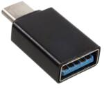  USB-C 3.1/USB 3.0 OTG reduktor - Fekete (10340102A)
