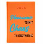  Naptár A5 2026 Narancssárga Határidőnapló Dohányzás Mítosz Munka MIX Wz (Kalendarz Pomarańczowy Palanowanie To Mit)