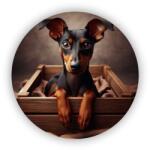  65x65mm-es kör alakú mágnes - elegáns kis dobozban (MAGNET-65X65-KRUH-8)