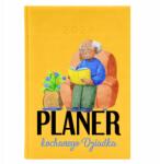 FunnyCase Naptár 2026 A5 Sárga Ajándék Nagymama Nagypapa Tervező Kedves Nagypapa (Kalendarz 2026 Seledynowy Dla Babci Dziadka)