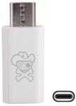  Kalóz USB Type-C 3.1-ről micro USB-re adapter - fehér (80120435A)